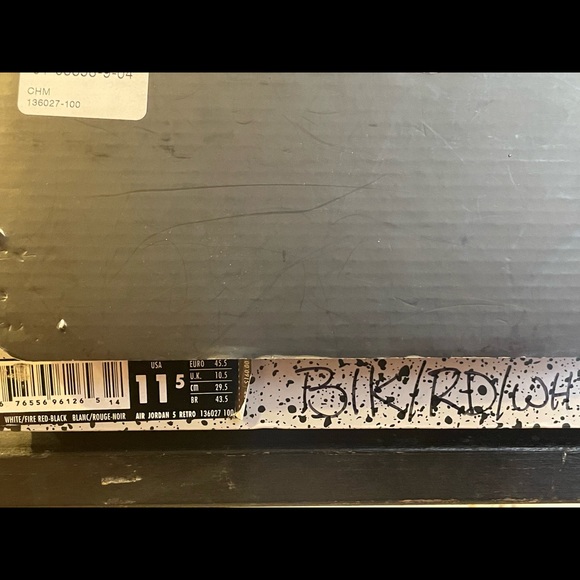 Jordan 5 Retro Fire Red (2013) Size 11.5 - Picture 9 of 12